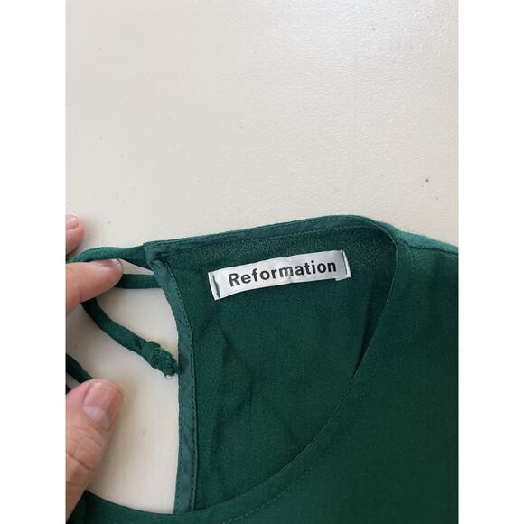 Reformation Mayer Jumpsuit 12P Petite Romper Boho Minimalist Scandi Quiet Luxury - Picture 14 of 16